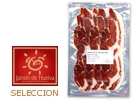 Hinterschinken mit Herkunftsbezeichnung Huelva-Jabugo Selección Cebo - aufgeschnitten