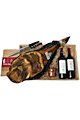 Geschenkkorb Loriñón mit spanischen Jamon serrano Schinken Vorderschinken (ref. 07P01)