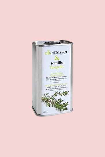 Bio-Olivenöl mit Thymian Olicatessen 250 ml