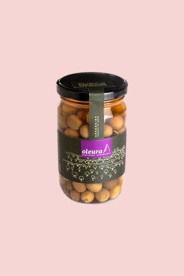 Arbequina Oliven Oleura 160 gr