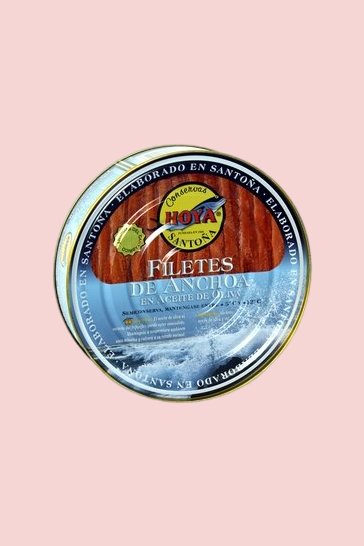 Kantabrischen Sardellenfilets (Anchovis) in Olivenöl Hoya 500 gr