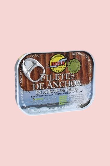 Kantabrischen Sardellenfilets (Anchovis) in Olivenöl Hoya 78 gr