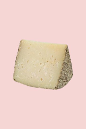 Stück Schafskäse mit Rosmarin Gran Campoestrella