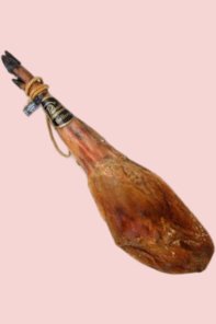 Serrano Schinken “Jamon Iberico de Bellota” mit Herkunftsbezeichnung Los Pedroches (Hinterschinken)
