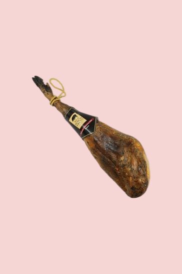 Serrano Schinken “Presunto Iberico de Bellota” mit Herkunftsbezeichnung Barrancos, Portugal (Hinterschinken)