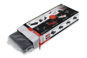 Schinkenhalter mit Verpackung Luftpolsterfolie geschützt