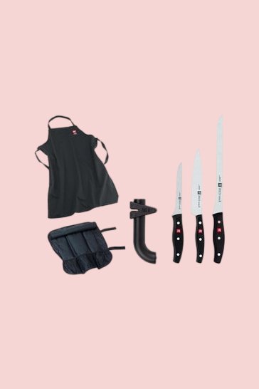 Messerset Zwilling Twin Pollux in einer Canvas-Rolltasche