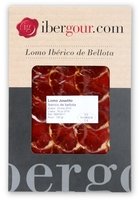 Einzelblister von Lomo Iberico Bellota Extremadura - aufgeschnitten