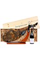 Geschenkkorb Bierzo mit spanischen Jamon serrano Vorderschinken (ref. 11P01)