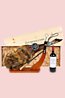 Geschenkkorb Pamplona mit spanischen Jamon serrano Schinken Vorderschinken (ref. 12P02)