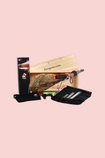 Geschenkkorb Villanueva mit spanischen Jamon iberico Vorderschinken (ref. 15P04)