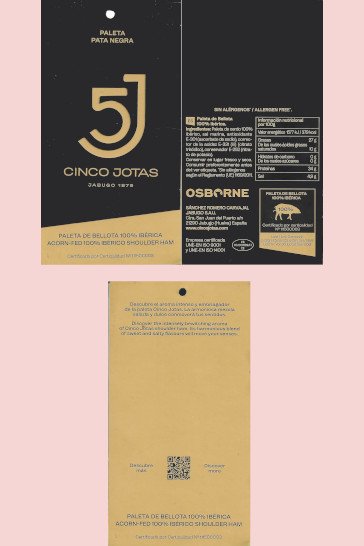 "Paleta" 5J Cinco Jotas (Vorderschinken Jamon)