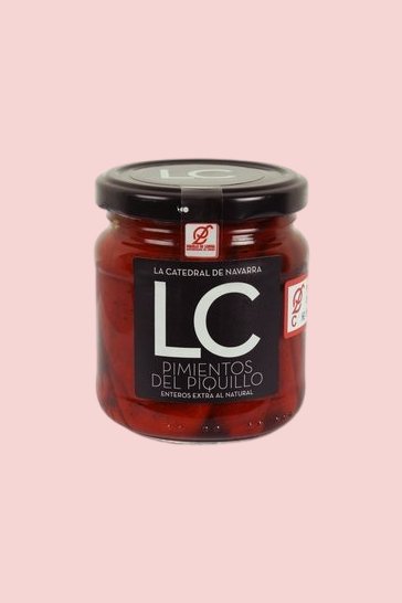 Ganze Piquillo Paprikaschoten aus Lodosa La Catedral de Navarra 190 gr