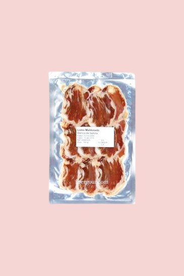 Lomo Maldonado (Schweinelende) - aufgeschnitten