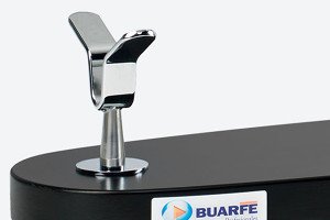 Befestigungssystem für V-förmigen Schinkenhalter