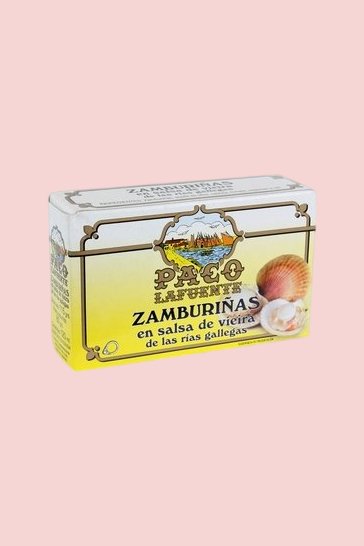 Bunte Kammmuscheln mit Jakobsmuscheln Sauce Paco Lafuente 115 gr